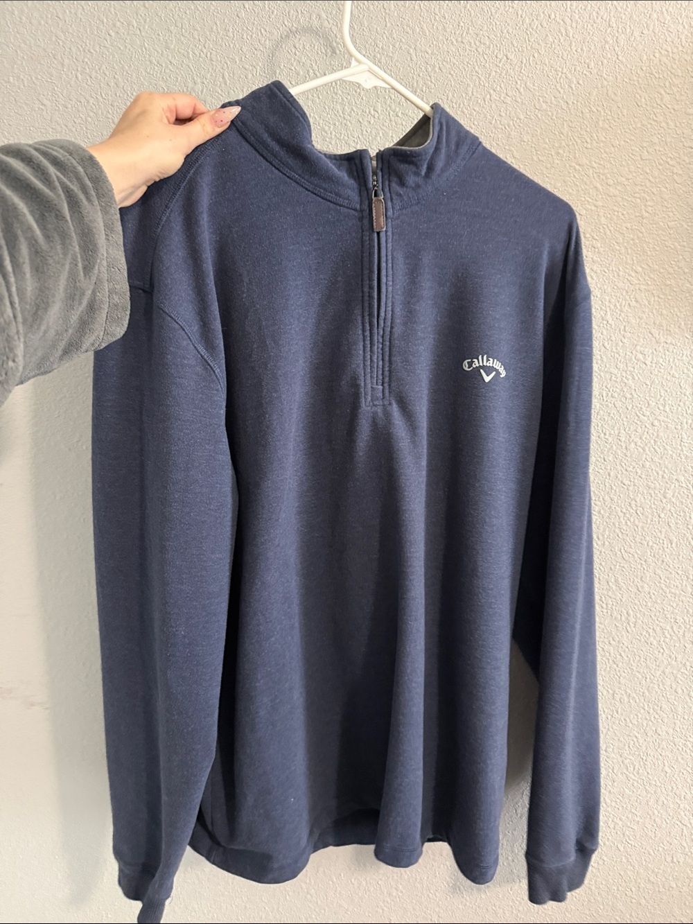 Callaway Navy Half-Zip Golf Pullover